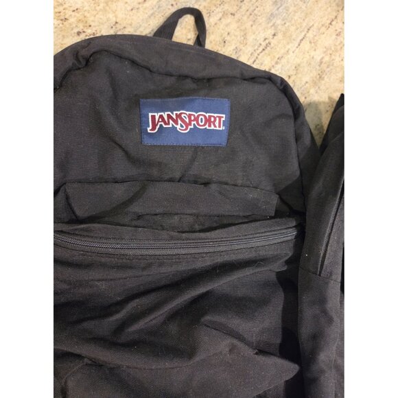 Lot of 2 JANSPORT Backpack Black Classic - Picture 3 of 11